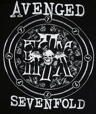 A7X Deathbat Logo - AVENGED SEVENFOLD DEATHBAT Emblem T-shirt Heavy Metal A7X Tee Adult ...