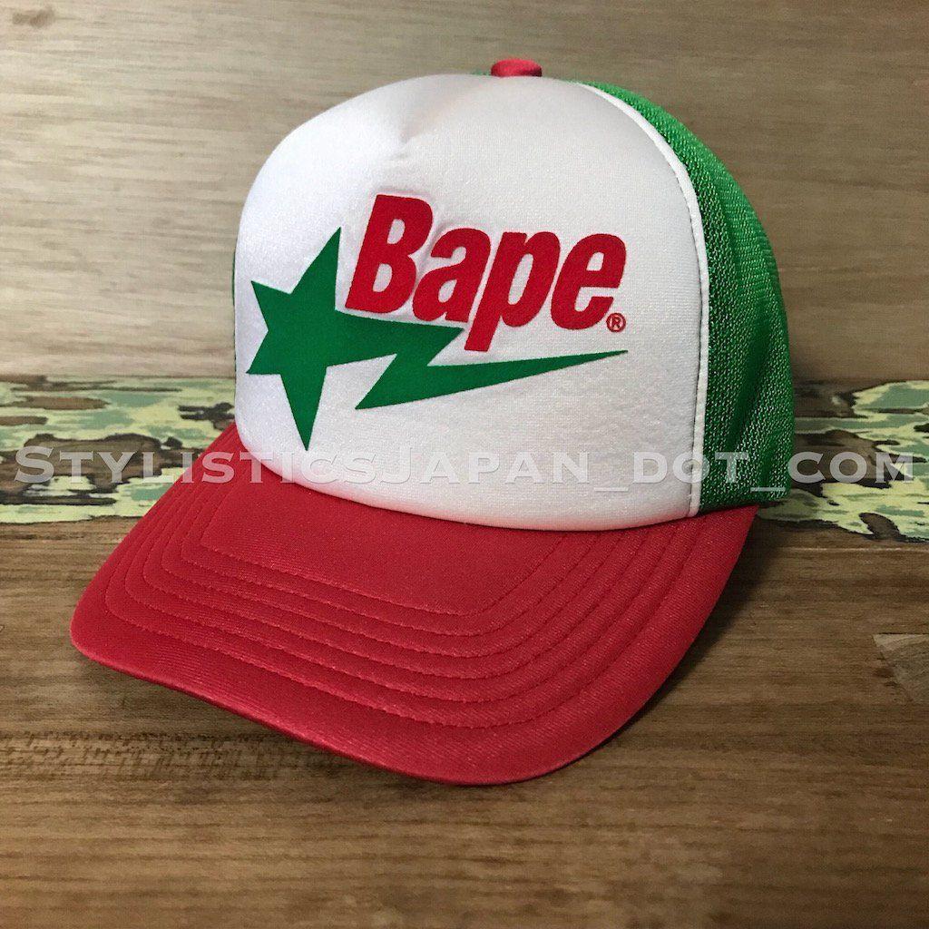 Bape Sta Logo - A Bathing Ape Bape Sta Logo 'Mexico' Mesh Trucker Cap