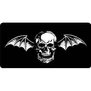 A7X Deathbat Logo - Amazon.com: Avenged Sevenfold Deathbat Photo License Plate: Automotive