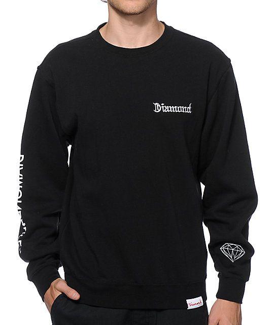 Diamond Supply Co Diamond Life Logo - Diamond Supply Co DMND 4 Life Crew Neck Sweatshirt | Zumiez