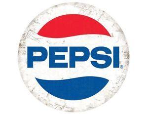 Drink Pepsi Logo - Pepsi Logo Retro Drink Cola Classic Round Metal Steel Wall Sign