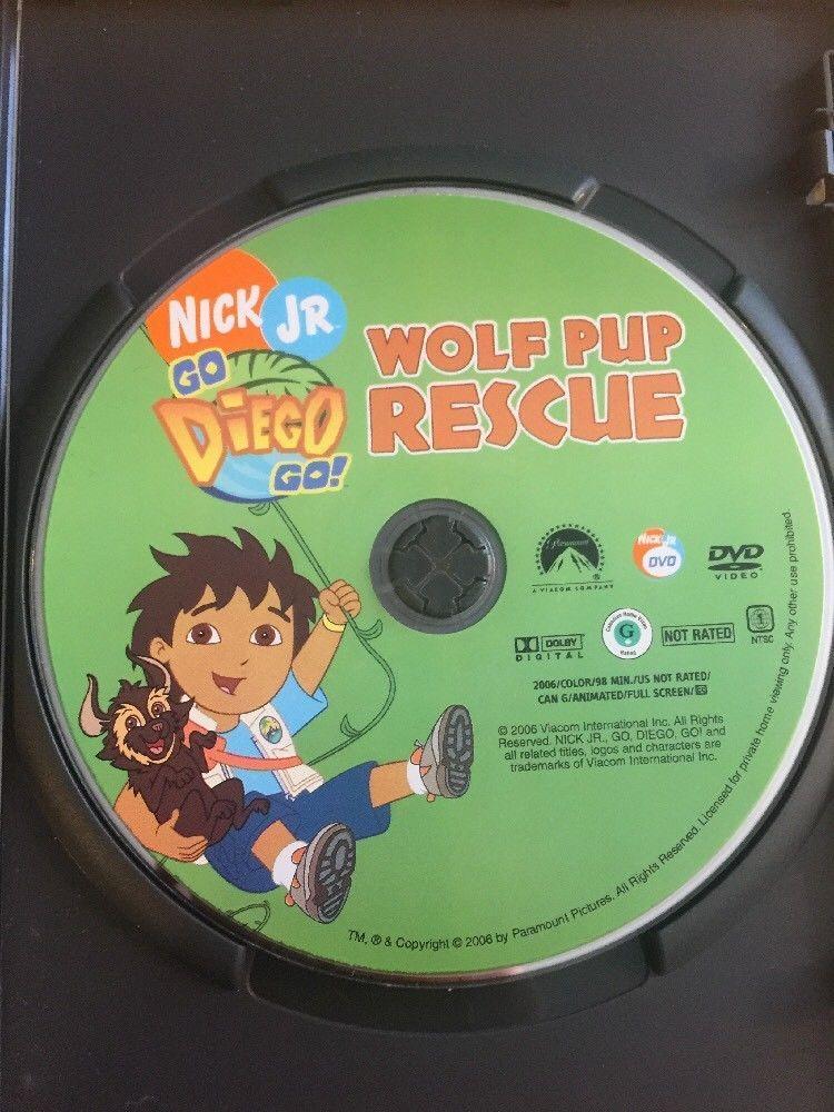 Nick Jr DVD Logo - Diego's Wolf Pup Rescue (nick Jr Go Diego Go) | eBay