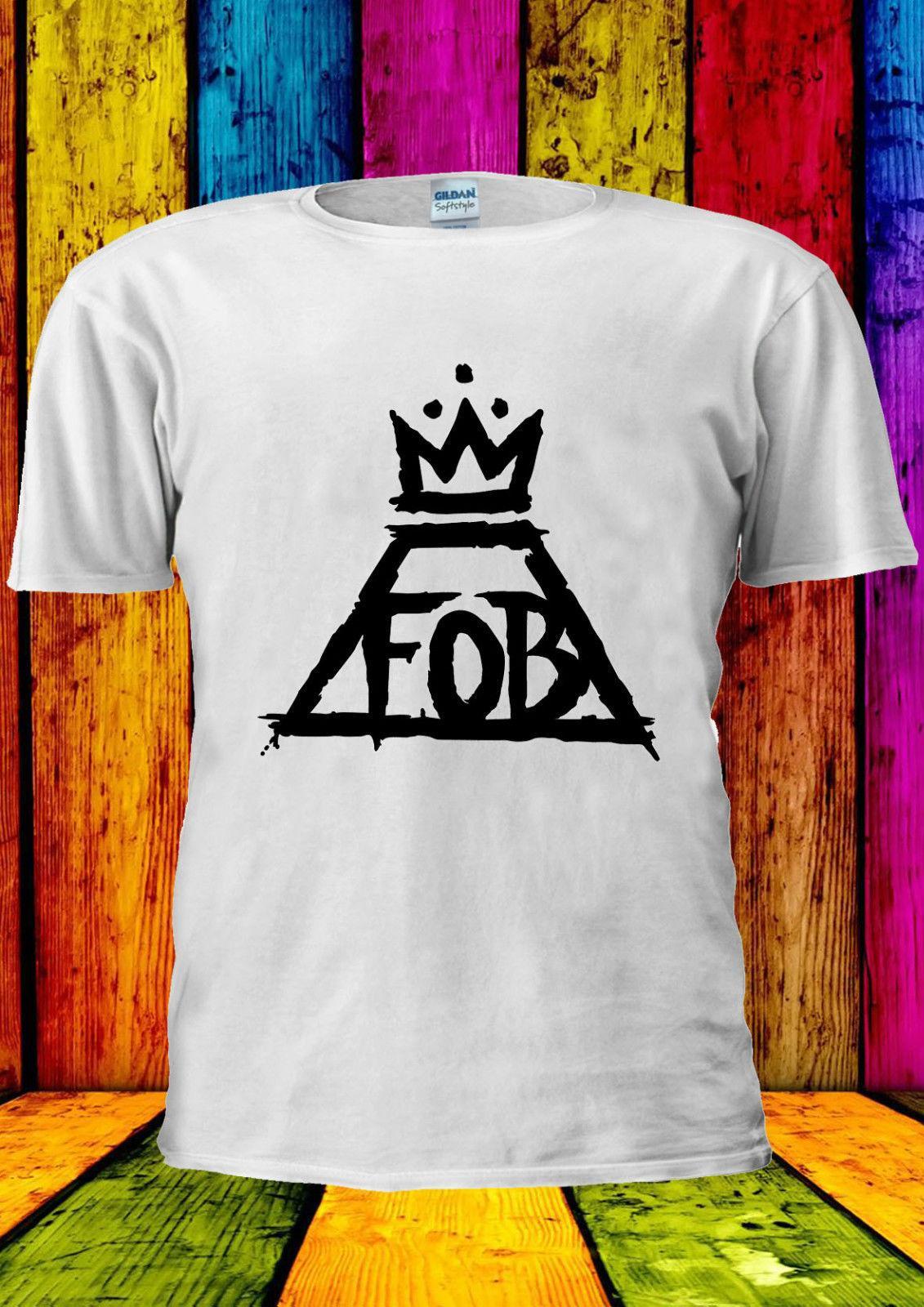 FOB Crown Logo - FALL OUT BOY FOB Crown Logo Music T Shirt Vest Tank Top Men Women ...