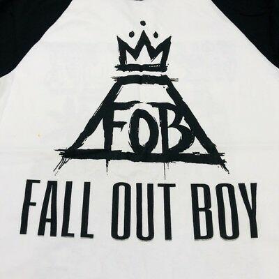 FOB Crown Logo - FALL OUT BOY FOB Crown Logo Music T-shirt Vest Tank Top Men Women ...