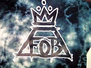 FOB Crown Logo - Fall Out Boy FOB Crown Logo Graphic Blue Tie Dye T-Shirt Size Large ...