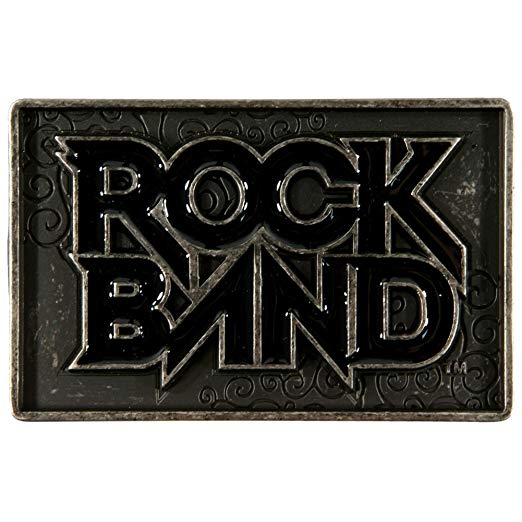 Buckle Clothing Logo - Amazon.com: Rock Band - Logo Belt Buckle: Clothing