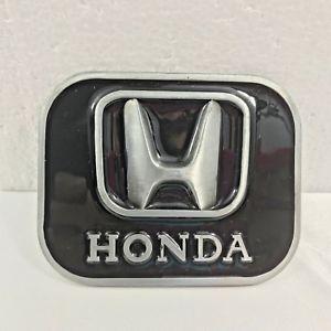 Buckle Clothing Logo - HONDA Motors Belt Buckle Silver & Black Clothing Accessory H Logo
