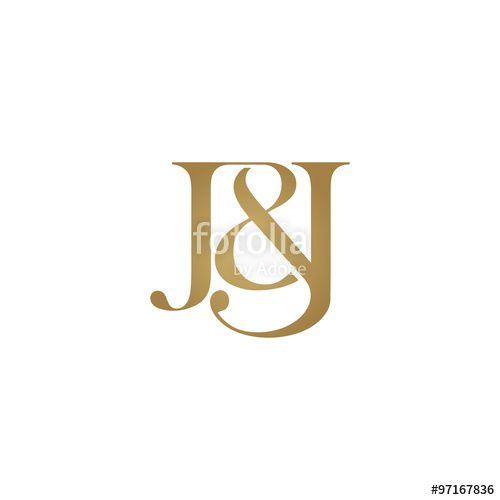 J&J Logo - J&J Initial logo. Ampersand monogram logo Stock image and royalty