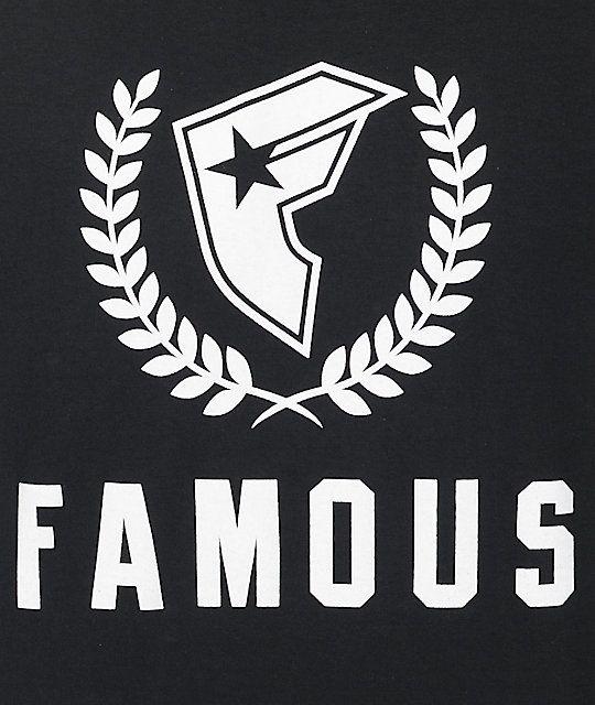 Famous F Logo - Famous Stars & Straps Steel F MSS Black T-Shirt | Zumiez