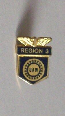 UAW Region 1D Logo - VINTAGE COLLECTIBLE PIN: UAW Region 1D United Auto Workers Union ...