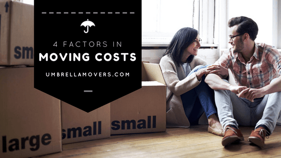 Moving Umbrella Logo - 4 Factors That Affect Moving Costs - Umbrella Movers