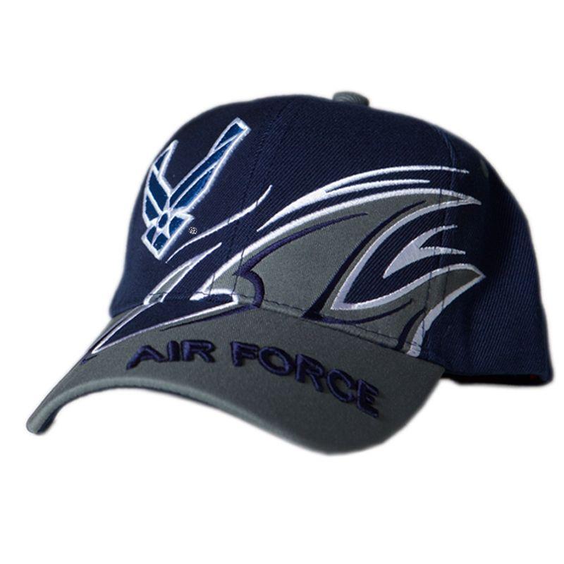 Air Force Wings Logo - US AIR FORCE WING LOGO SHARK FIN HAT