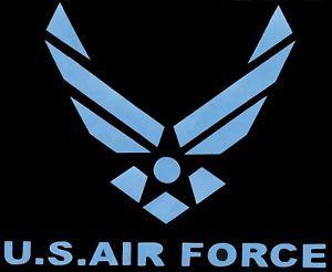 Air Force Wings Logo - 10-Pack Blue US Air Force Wings Logo Window Decal 4