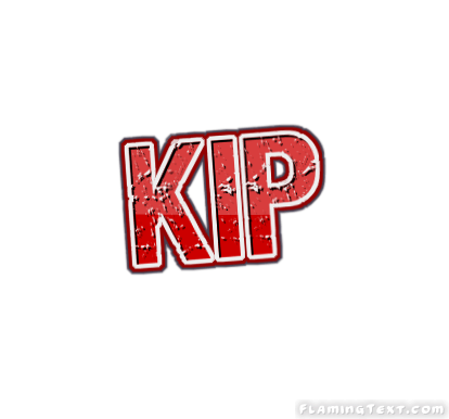Kip Logo - Kip Logo. Free Name Design Tool from Flaming Text
