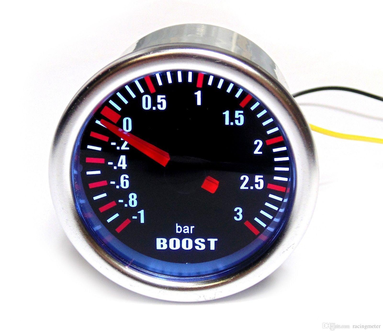 Boost Turbo Logo - Universal 52mm Turbo Boost Gauge -1 to 3 Bar Pressure No Logo on ...