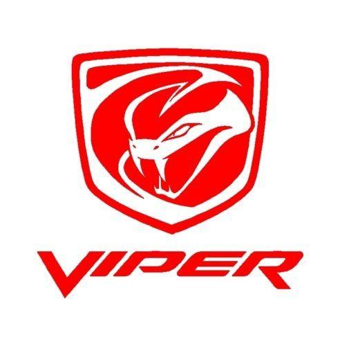 Dodge Viper Logo - For 4Pcs Set Dodge Viper Stryker Logo Vinyl Decal Car Window Body