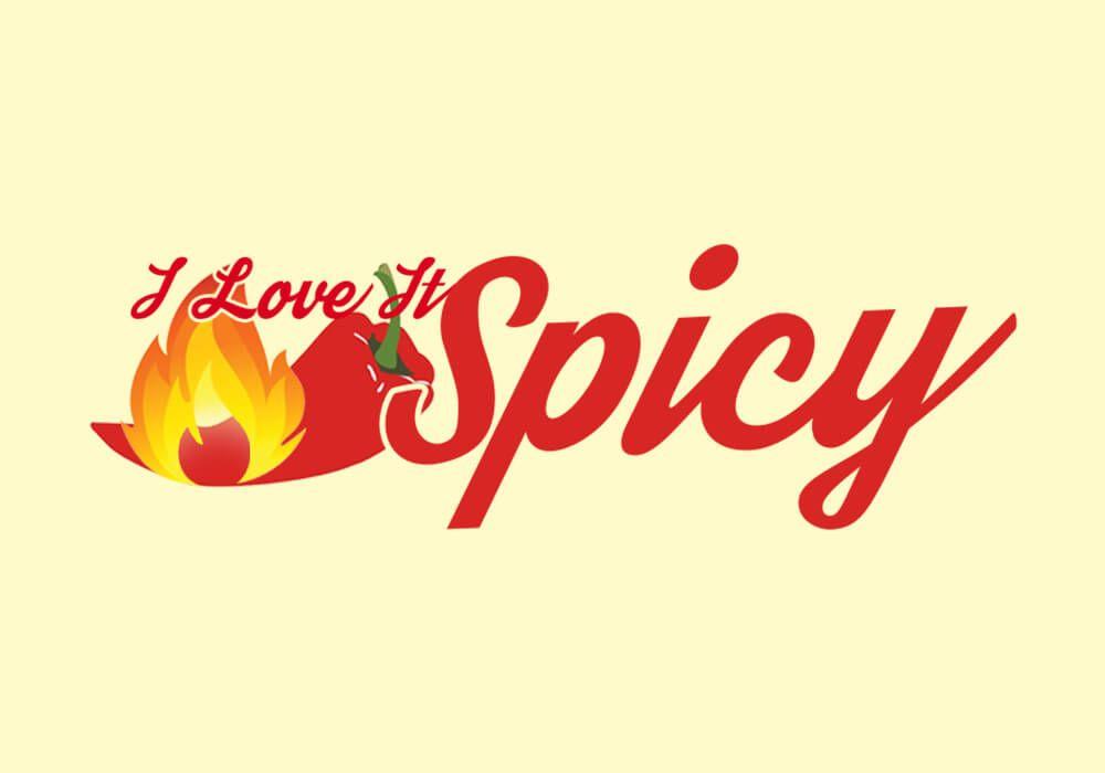 Spicy Logo - I Love It Spicy | Logo Designed by Dharmishi Technologies