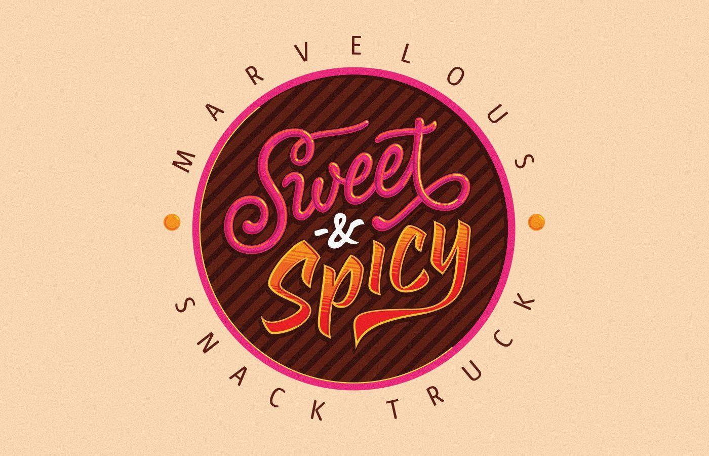 Spicy Logo - Sweet & Spicy logo. Lettering. Logos, Lettering, Spicy