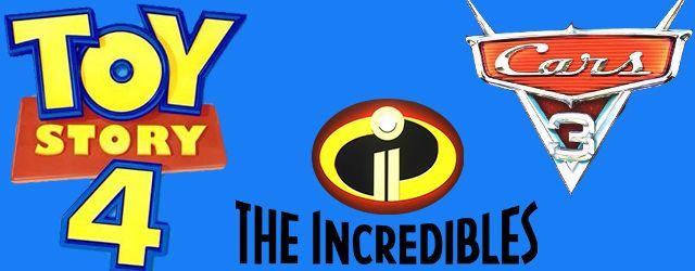 Toy Story 4 2017 Logo - The Incredibles 2, Toy Story 4, and Cars 3 teaser posters shown at ...