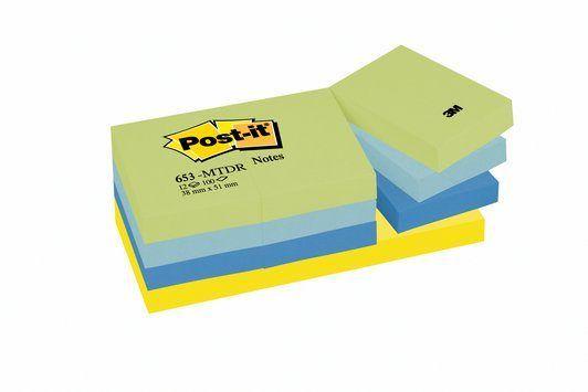 Post It Logo - Post-it® Notes Dreamy Colours 12 Pads 38 mm x 51 mm