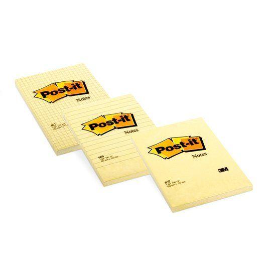 Post It Logo - Post It® Large Notes Canary Yellow™ 6 Pads 152 Mm X 102 Mm