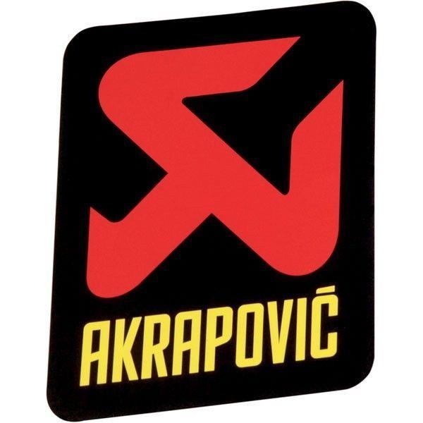Large Red P Logo - Genuine Akrapovic Exhaust Aluminium Decal Sticker Large Vertical P ...