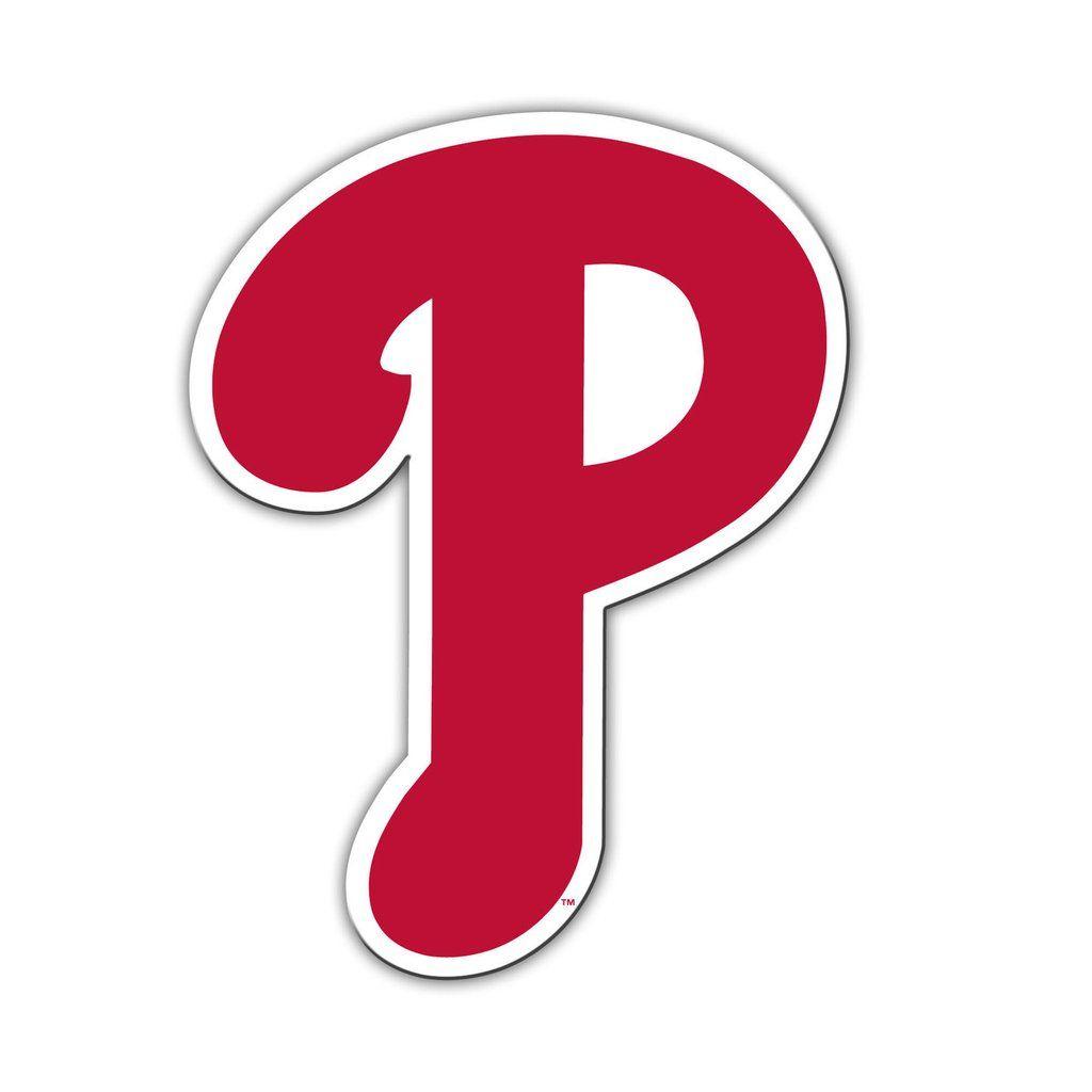 Large Red P Logo - Philadelphia Phillies P Official 12 Magnet
