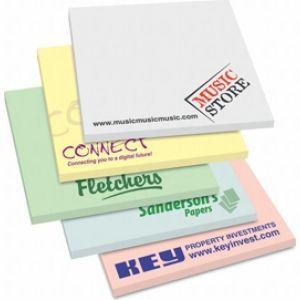 Post It Logo - Personalised Sticky Notes 75 x 75mm Logo Printed - IMPACT UK