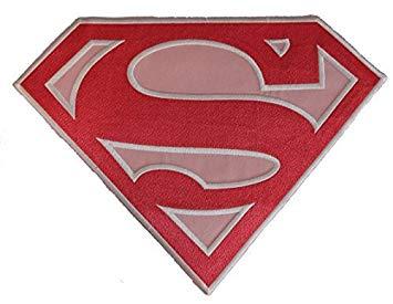 Large Red P Logo - Large Patch - DC Comics - supergirl Logo Iron On Licensed p-dc-0118 ...