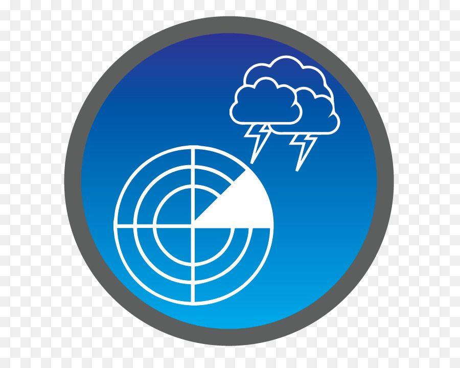 Blue Radar Logo - Weather radar Logo Weather warning png download*708