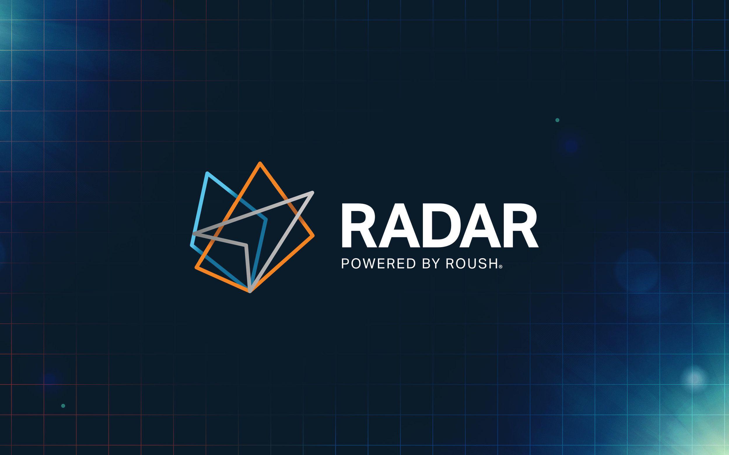 Blue Radar Logo - Roush RADAR Logo + Brand