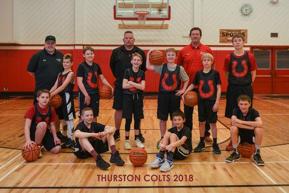 Thurston Colts Basketball Logo - Kinzer Image. Thurston Colts: 6th grade basketball