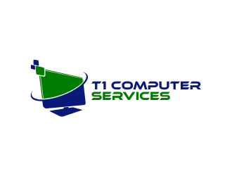 Computer Services Logo - T1 Computer Services logo design - Freelancelogodesign.com