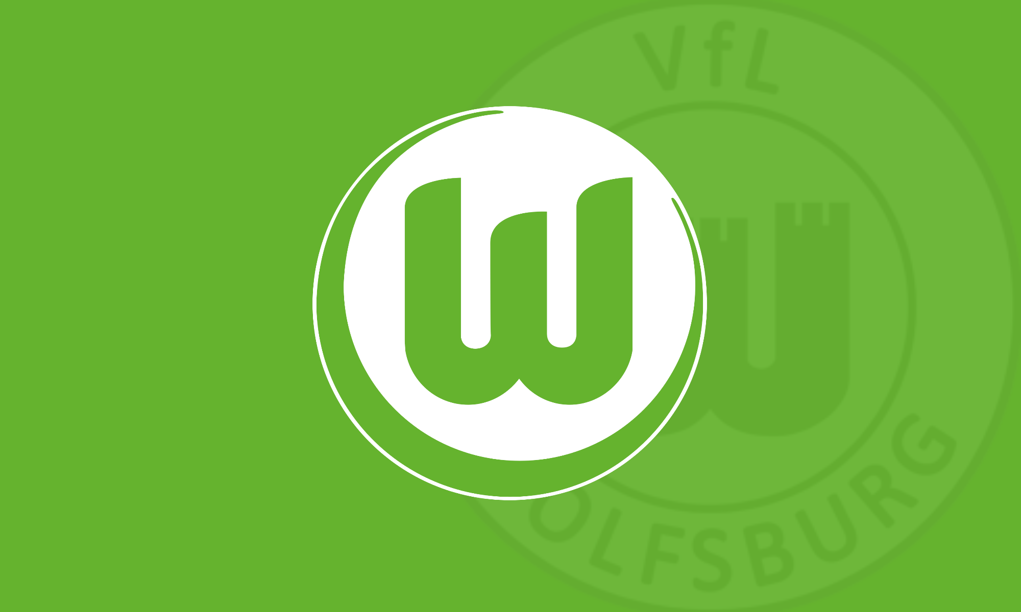 Original Wolfsburg Logo - VfL Wolfsburg wallpaper including retro badge [OC]