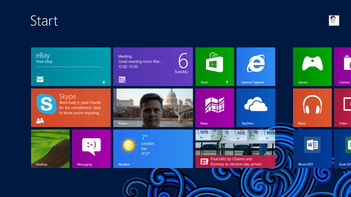 Surface Windows 8 Logo - Windows 8 RT Surface screen capture. | OPSACTIVE