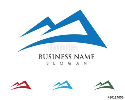 3 Mountain Logo - Mountain Logo 3 Stock Image And Royalty Free Vector Files