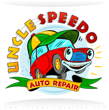 Cartoon Car Logo - Illustrative logo design samples, full-color cartoon character ...