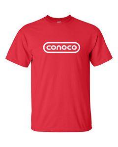Conoco Logo - CONOCO INC Retro Oil Company Logo T Shirts S 5XL