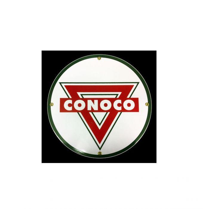 Conoco Logo - Conoco Logo Porcelain Sign