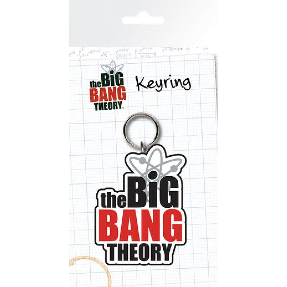 Big Bang Logo - The Big Bang Theory Logo Rubber Keychain / Keyring. BlueCyborg. T