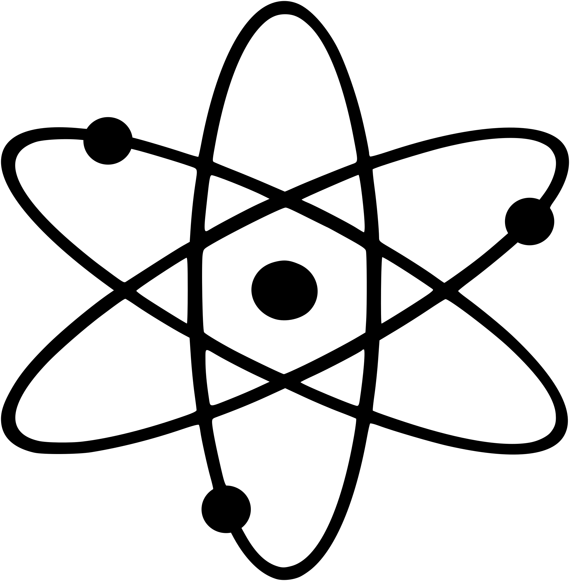 Big Bang Logo - Atom symbol as used in the logo of the television series