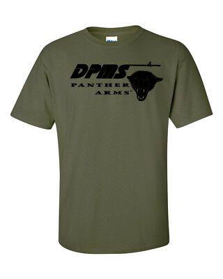 DPMS Logo - DPMS PANTHER ARMS Black Logo T Shirt 2nd Amendment Pro Gun Rights