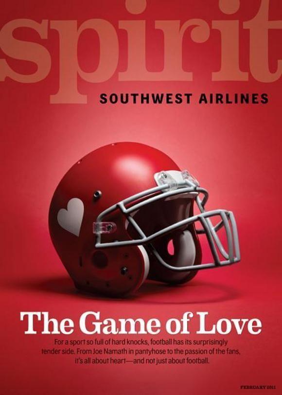 Southwest Airlines Magazine Logo - Southwest Airlines Spirit Magazine, February 2011 Creative Director ...