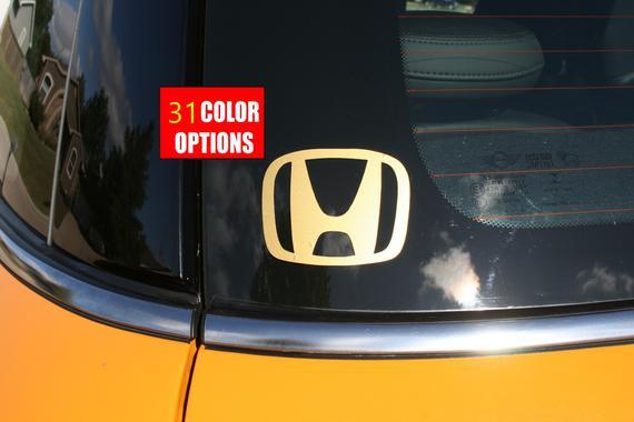 Colorful Honda Logo - Honda Logo Inspired Vinyl Decal Sticker