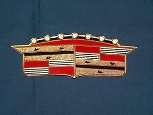 1957 Cadillac Logo - 1957 Cadillac Hood Crest Emblem Ornament 57 | eBay