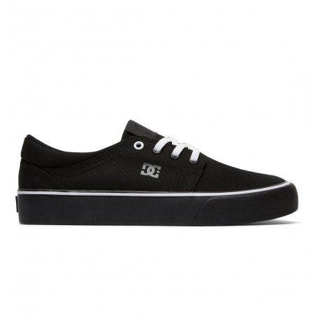 Black and White DC Shoes Logo - Buy DC Shoes Trase TX Shoes Black Black White At Europe's Sickest