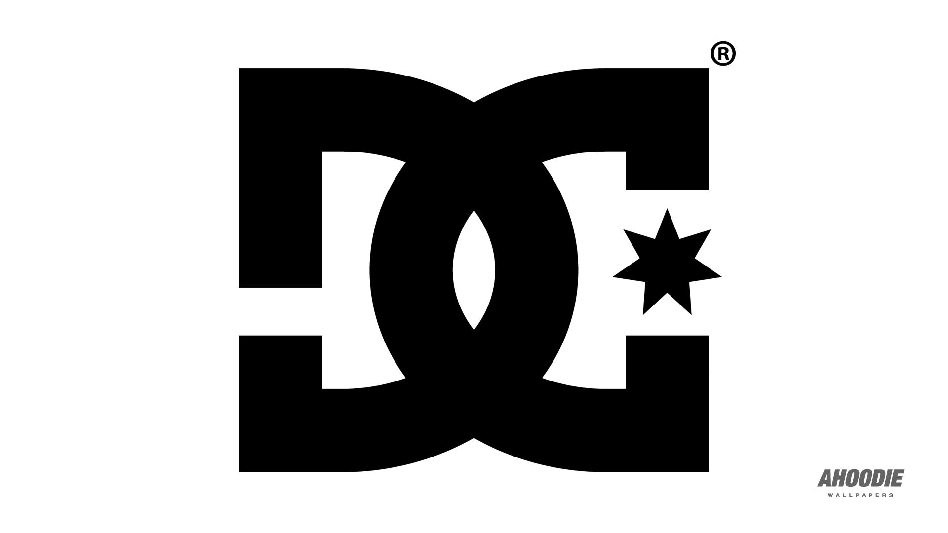 Black and White DC Shoes Logo - DC Shoes Black Logo White Wallpaper HD High Resolution