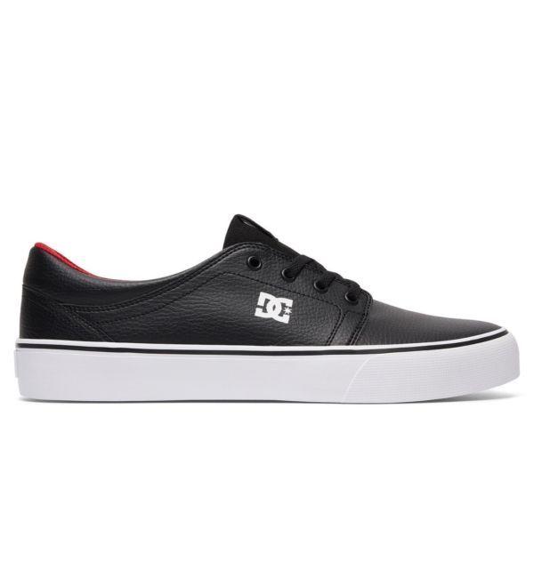 Black and White DC Shoes Logo - DC Shoes Trase TX Mens Canvas Trainers Size 7 - 12 Cheap Black White ...