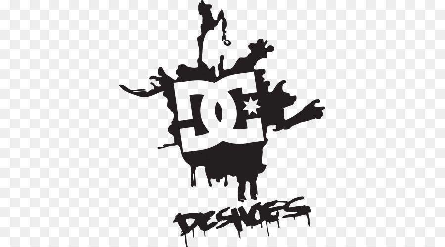 Black and White DC Shoes Logo - DC Shoes Logo Decal Sticker Brand block png download*500