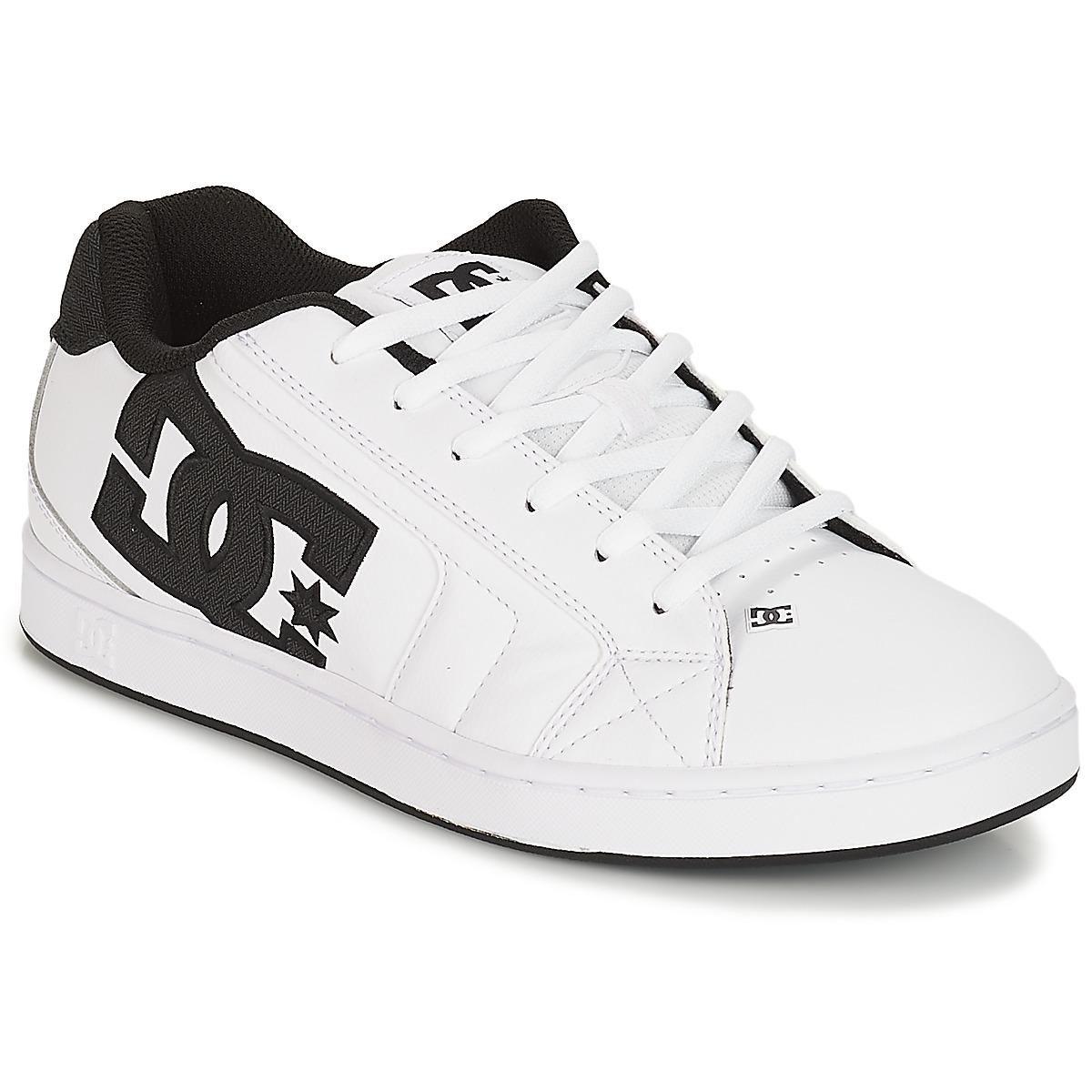 Black and White DC Shoes Logo - Dc Shoes Net Se M Shoe Xwwk Men's Skate Shoes (trainers) In White in ...